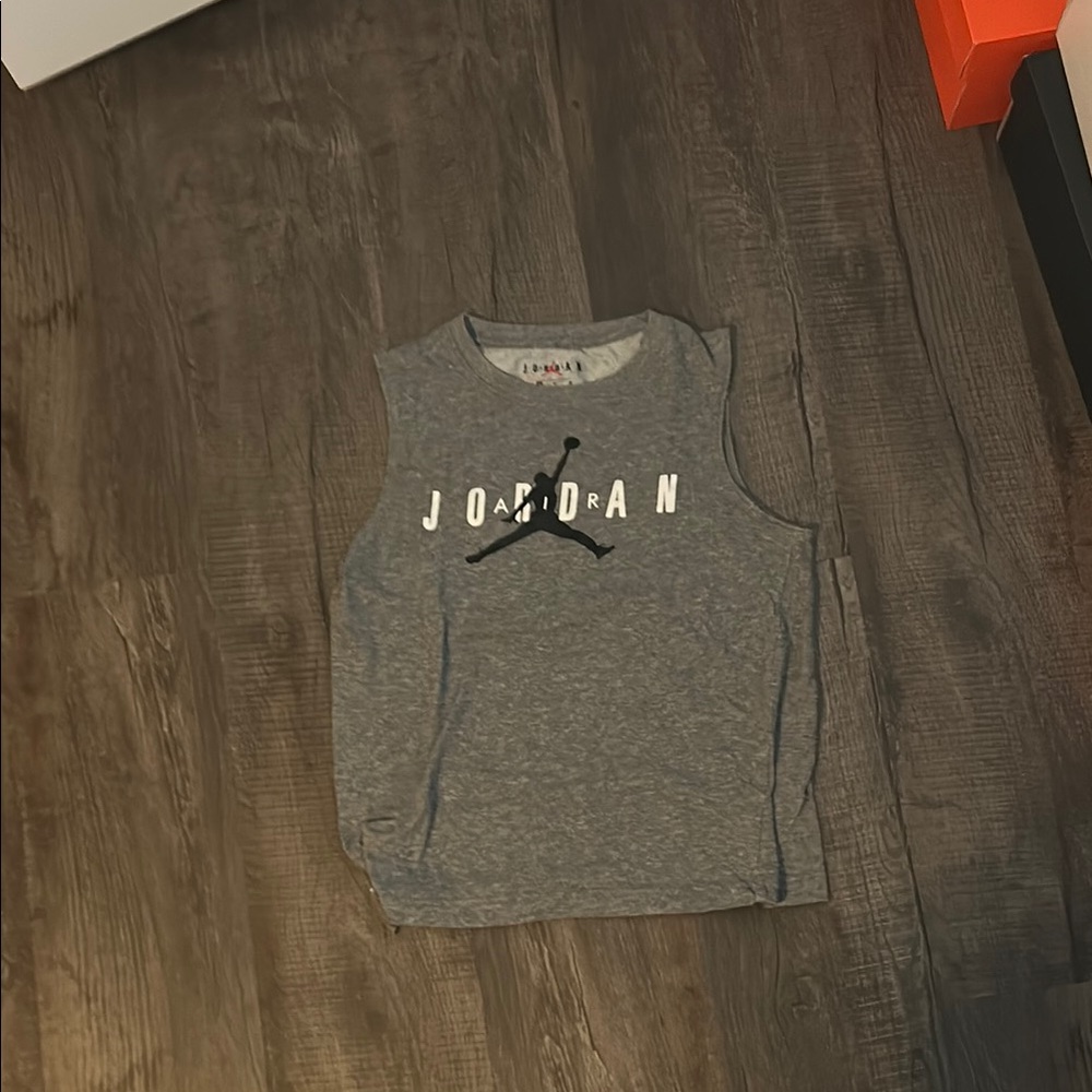 Jordan Kids Gray Sleeveless Top